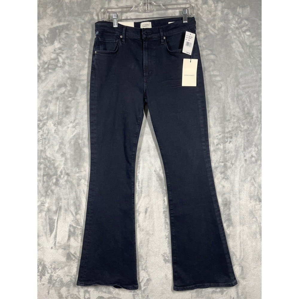 Citizens of Humanity Emannuelle Mid Rise Slim Bootcut Jeans Dark Indigo NEW $228